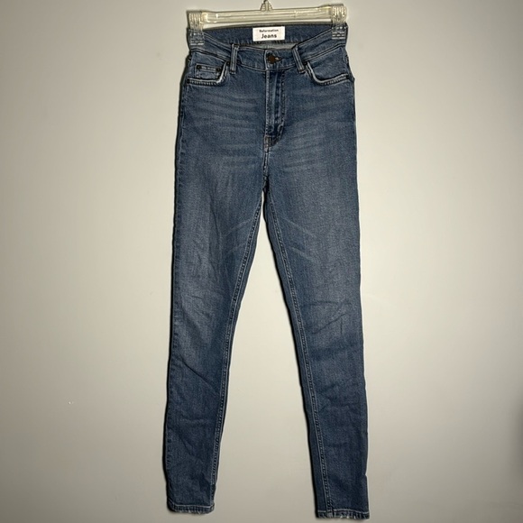 Reformation High & Skinny Jeans in Rhine Size 23 - Picture 1 of 8